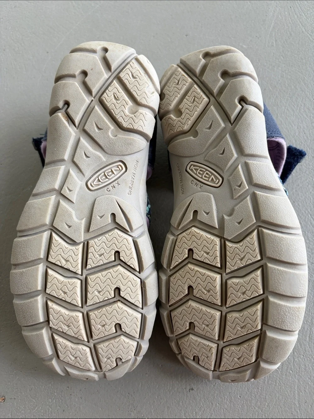 Keen Kids Floral Water Shoe Sandals - Navy & Purple Floral Size 1 Girls